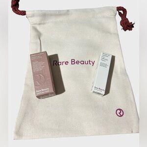 Rare Beauty Find Comfort Lotion + Always an Optimist Pore Diffusing Primer Bag